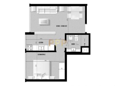 Apartamento en Roosevelt, 1 dormitorios *, 40 mt2, 1 dormitorios